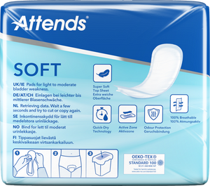 Attends Soft 4 Maxi Inleg Anatom. 1x 8