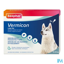 Charger l'image dans la galerie, Beaphar Vermicon Line-on Middelgrote Hond 3x3ml
