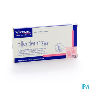Allerderm Spot-on Pipet 6x2ml