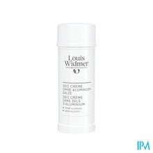 Afbeelding in Gallery-weergave laden, Widmer Deo Creme Zonder Aluminiumzouten Zonder Parfum 40ml
