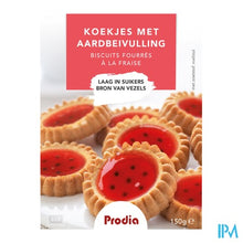 Charger l'image dans la galerie, Prodia Gevulde Koekjes Aardbei 150g 5850 Revogan

