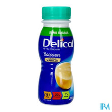 Afbeelding in Gallery-weergave laden, Delical Melkdrank Z/suiker Vanille 4x200ml

