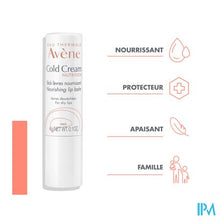 Afbeelding in Gallery-weergave laden, Avene Cold Cream Voedende Lipstick 4g
