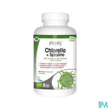 Charger l'image dans la galerie, Physalis Chlorella + Spirulina 400mg Comp 500
