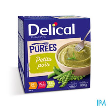 Load image into Gallery viewer, Delical Puree Hphc Doperwten 4x200g
