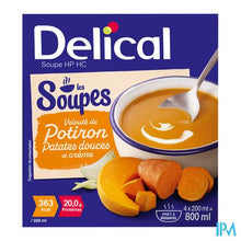 Load image into Gallery viewer, Delical Soupe Vel.potiron Patates Douces&amp;cr4x200ml
