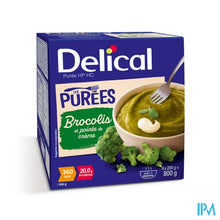 Afbeelding in Gallery-weergave laden, Delical Puree Broccoli Hphc 4x200g
