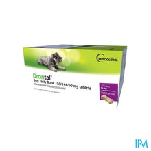 Afbeelding in Gallery-weergave laden, Drontal Tasty Bone 150/144/5mg 10kg Dog Comp 17x6
