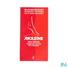Load image into Gallery viewer, Akileine Rood Badzout Voeten Zakje 2x150g 101220
