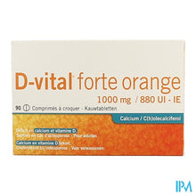 Charger l'image dans la galerie, D-vital Forte Sinaas 1000mg/880ie Kauwtabl 90
