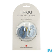 Afbeelding in Gallery-weergave laden, Frigg Rope Fopspenen Latex T2 Ocean/blue 2
