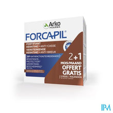 Afbeelding in Gallery-weergave laden, Forcapil Keratine+ Lot Caps 180
