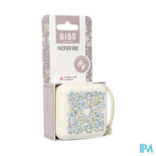 Load image into Gallery viewer, Bibs Fopspeenbox Liberty Ivory&amp;sage
