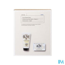 Afbeelding in Gallery-weergave laden, Korres Gs Pure Greek Olive Handcr 75ml+zeep 125g
