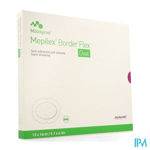 Mepilex Border Flex Oval Verb 13x16cm 5 583300