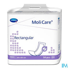 Load image into Gallery viewer, Molicare Rectangular 4d 20x60 50 P/s

