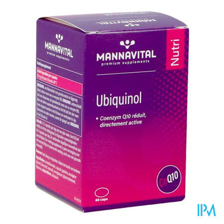Mannavital Ubiquinol Caps 60