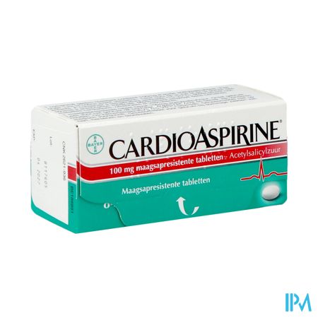 Cardioaspirine Maagsapresist. Tabl 84 X 100mg