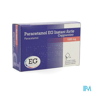 Paracetamol EG Inst.Forte 1G Cappuccino   Zakje 10