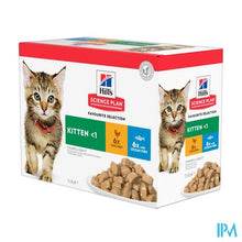 Load image into Gallery viewer, Hills Sc.plan Feline Kitten Multip. Classic 12x85g
