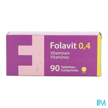 Charger l'image dans la galerie, Folavit 0,4mg Comp 90x0,4mg Nf Cnk 4421-087
