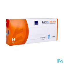 Load image into Gallery viewer, Abena Excellent Handschoen Nitrile M Blauw
