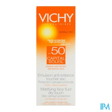 Afbeelding in Gallery-weergave laden, Vichy Cap Sol Ip50+ Gezichtscr Dry Touch 50ml
