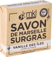 Load image into Gallery viewer, Mkl Overvet Marseille Zeep Island Vanille 100g
