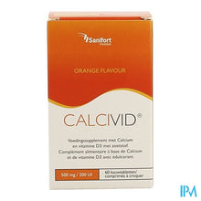 Afbeelding in Gallery-weergave laden, Calcivid 500mg/200ie Orange Chew 60
