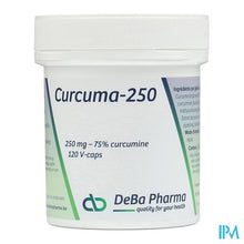 Afbeelding in Gallery-weergave laden, Curcuma-250 Caps 120 Deba
