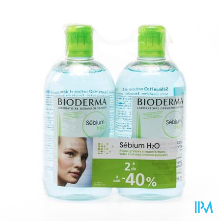 Bioderma Sebium H2o Duo 2x500ml (2de 40%)