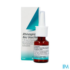 Rhinospray Verstopteneus 1,18mg/ml Neusspr Opl15ml