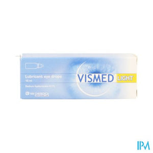 Vismed Light Bevochtigen Ogen 0,1% 15ml