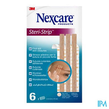 Afbeelding in Gallery-weergave laden, Nexcare 3m Steri-strip Wondsluit. Beige 6mmx75mm 6
