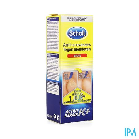 Scholl Activ Repair K+ A/hielkloven Cr 60ml