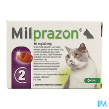 Afbeelding in Gallery-weergave laden, Milprazon 16mg/ 40mg Kat +2kg Comp 1x2
