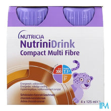 Afbeelding in Gallery-weergave laden, Nutrinidrink Compact Mult Fibre Chocosmaak 4x125ml

