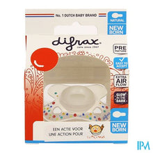 Load image into Gallery viewer, Difrax Fopspeen Natural Newborn Cliniclowns
