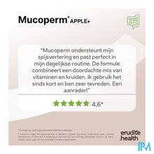 Afbeelding in Gallery-weergave laden, Mucoperm Apple+ 60 ZAKJES 240G
