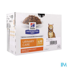 Afbeelding in Gallery-weergave laden, Hills Prescrip.diet Feline Cd Maaltijdzakje 12x85g
