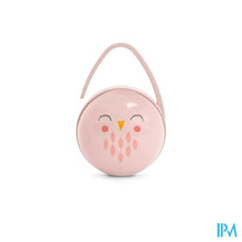 Charger l'image dans la galerie, Suavinex Bonhomia Duo Soother Holder Owl Pink

