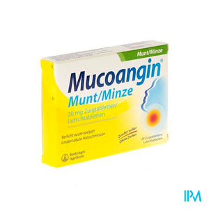 Mucoangin Munt Zuigtabletten 20x20mg