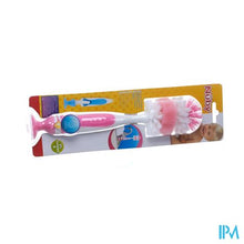 Afbeelding in Gallery-weergave laden, Nuby Flessenborstel met kleinere speenborstel en zuignap
