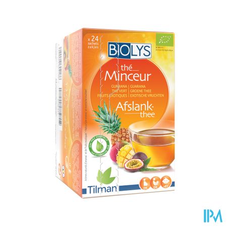 Biolys Guarana Gr. Thee Exotisch Vruchten Zakje 24