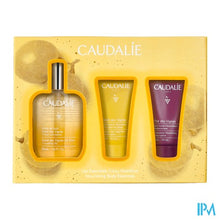 Afbeelding in Gallery-weergave laden, Caudalie Kerstset Sol.vigne Oil Elixir 2024 3prod
