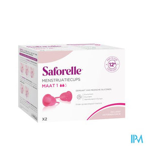 Saforelle Cup Protect Menstruatie Cups T1 Nieuw