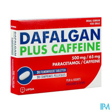 Charger l&#39;image dans la galerie, Dafalgan Plus Caffeine 500mg/65mg Filmomh Tabl 20
