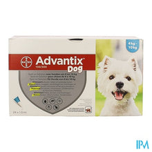 Afbeelding in Gallery-weergave laden, Advantix 100/ 500 Honden 4<10kg Fl 24x1,0ml
