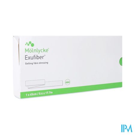 Exufiber Gelling Fibre Dressing Ster 1 X 45cm 5