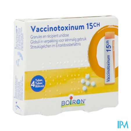 Vaccinotoxinum 15ch Homeopack Gl 4x1g Boiron